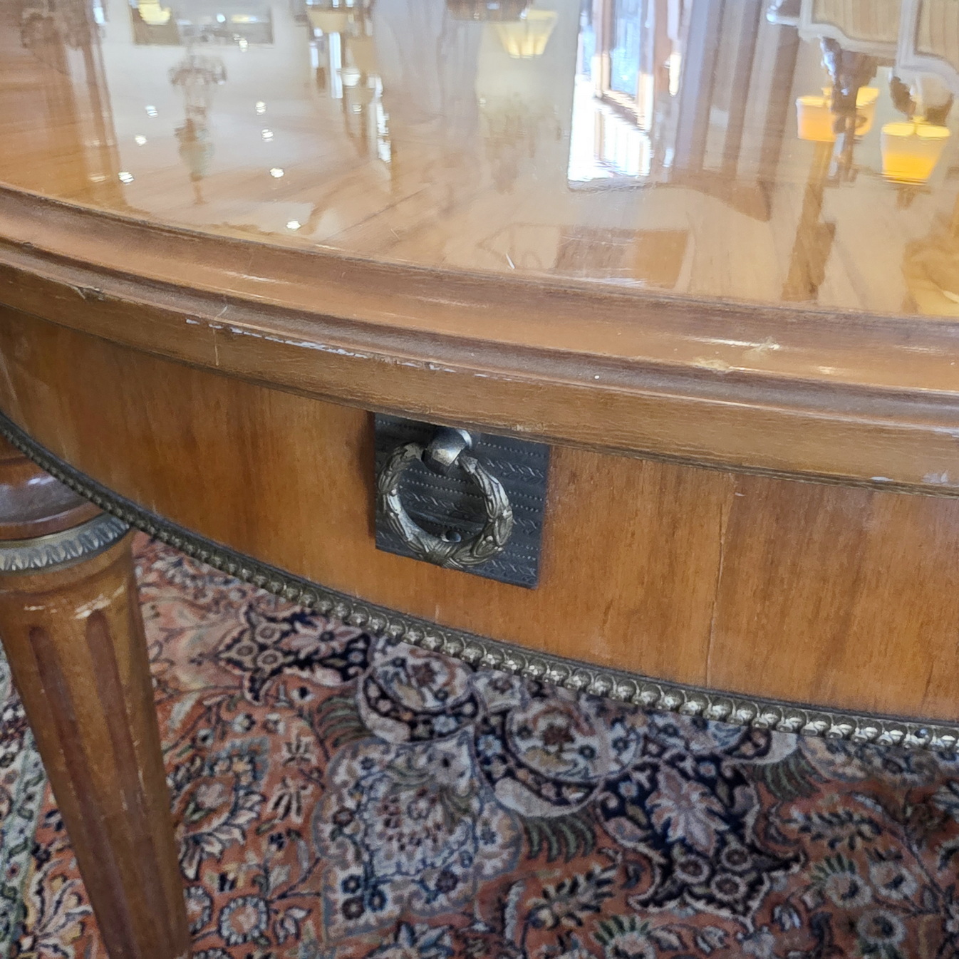 A French Louis XVI Dining Table A French Louis XVI Dining Table
